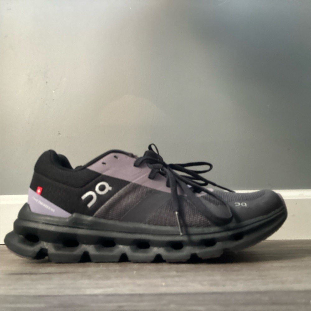 On Cloud Cloudrunner Running Black and Purple Wom… - image 1